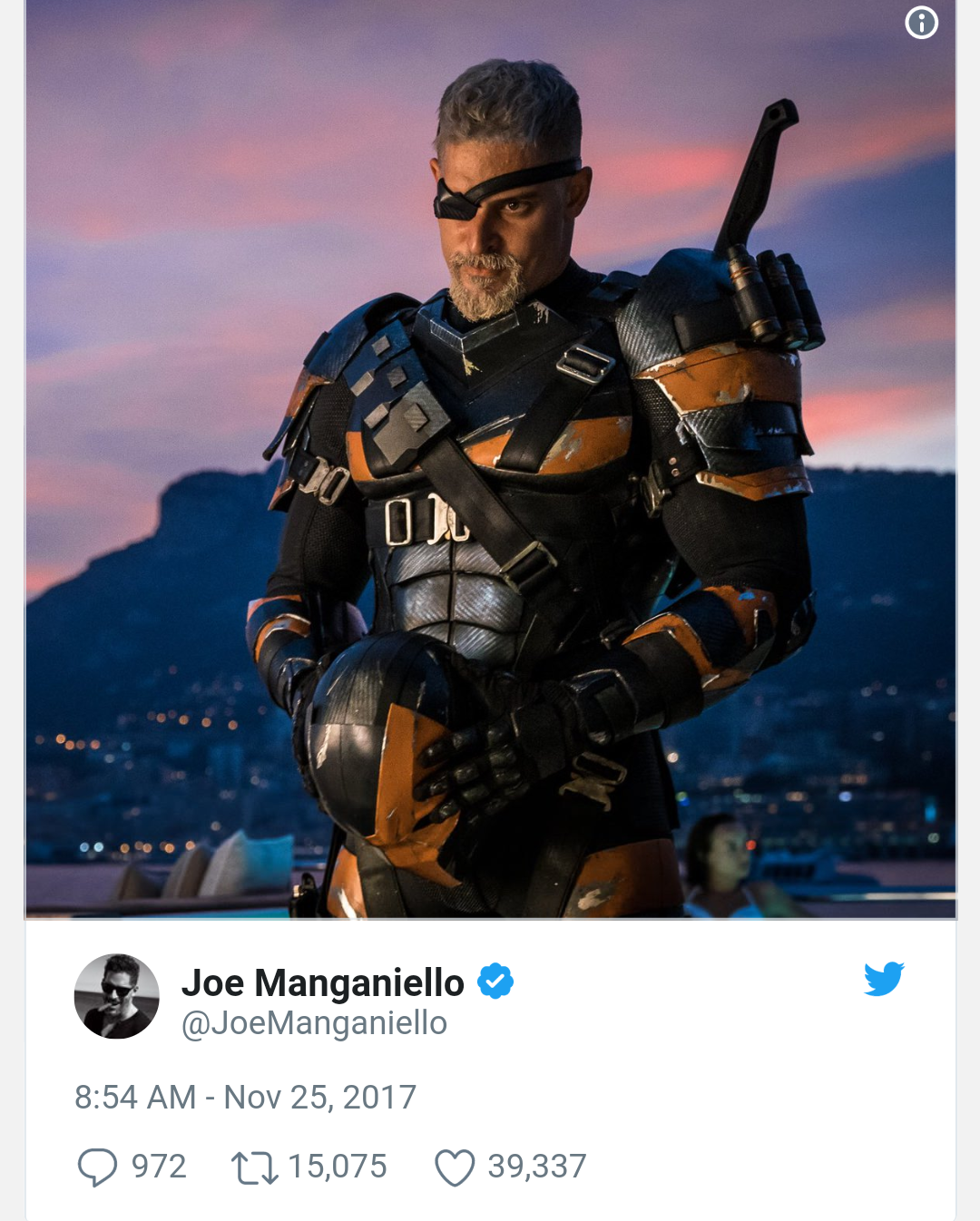 جو مانگانیلو در نقش Deathstroke